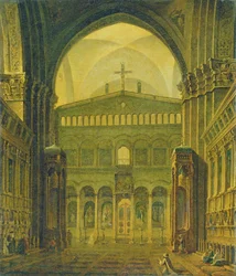Innere Ansicht des Tempels in Jerusalem, 1821